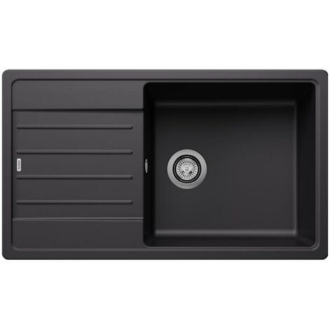 lavello incasso 86 cm silgranit nero - 526087 - Blanco