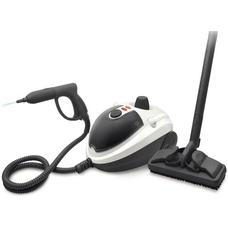 Pulitore A Vapore A Mano Elettrico - 12 Accessori, 1050W, Serbatoio 250 Ml, Per Pavimenti, Mobili, Auto E Zone Animali