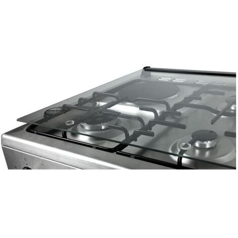 Cucina combinata a gas 4 fuochi con forno elettrico Beko bianco 60 cm