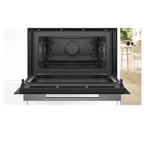 Bosch Forno compatto combinato microonde da incasso CMG633BB1