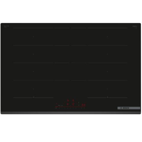 Piano cottura a induzione Bosch 80cm 4 fuochi 7400w nero - PXY83KHC1E
