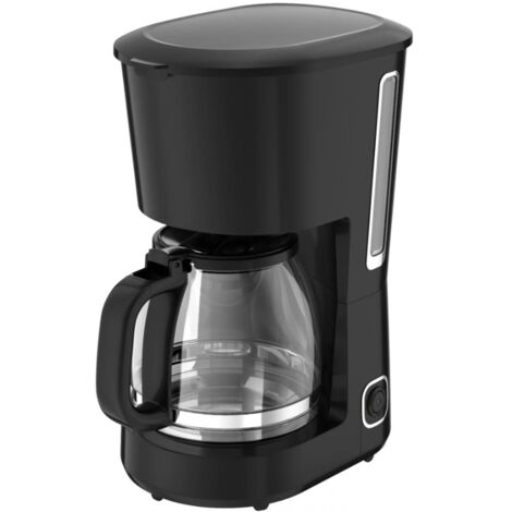 Caffettiera Con Filtro Brandt CAF1318S, 1000W, 1,8 Litri (18 Tazze), Bianco/argento - Con Funzione Mantenimento Caldo