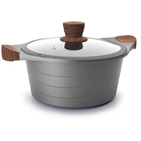 Casseruola in fusione di alluminio da 20 cm + coperchio - 27320 - lacor (1/2)
