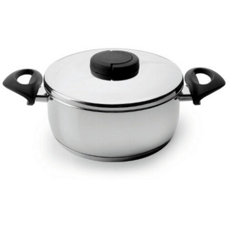 Casseruola In Acciaio Inox 304 Da 1,5 Litri Con Coperchio In Vetro – Adatta A Induzione, Manici Termici, Lavabile In Lavastoviglie