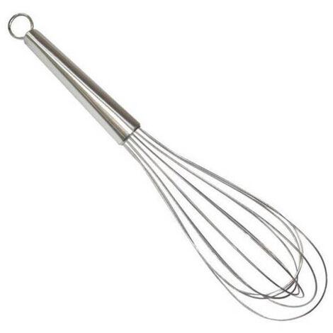 Fackelmann 43056 Frusta In Acciaio Inossidabile 23 Cm – Perfetta Per Cucina, Resistente Al Calore (200°C) E Lavabile In Lavastoviglie