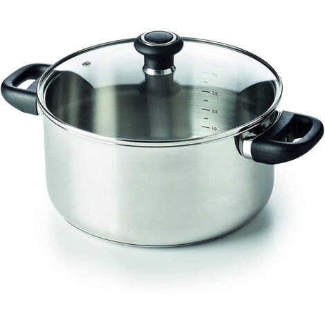 Casseruola Acciaio Inox 1,5L – Distribuzione Uniforme Del Calore Per Cucinare Al Meglio - 6