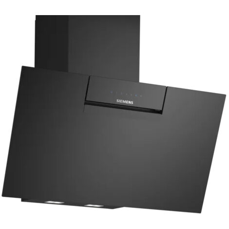 Cappa decorativa angolare da 79 cm, 427 m3/h, nera - LC87KFN60 - Siemens (1/5)