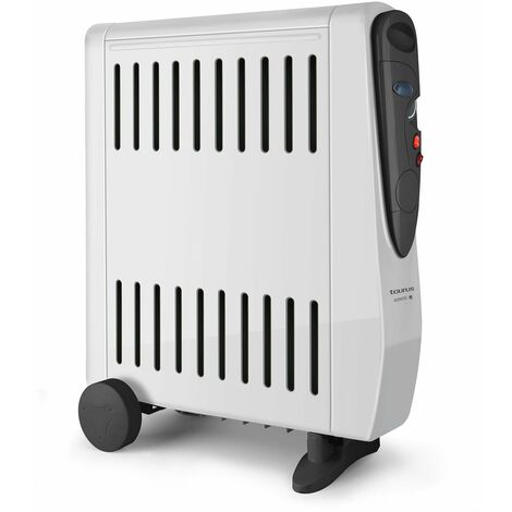 Taurus Tuareg Radiatore Olio 2500W - 3 Livelli, Termostato, Umidificatore Integrato, Silenzioso, Grigio