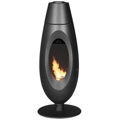 stufa a legna in ghisa 5kw antracite - p614904 - invicta