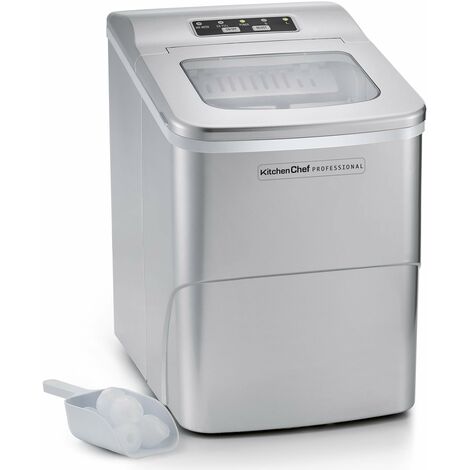 Kitchen Chef KS-ICE9 macchina per ghiaccio compatta argento (1/2)