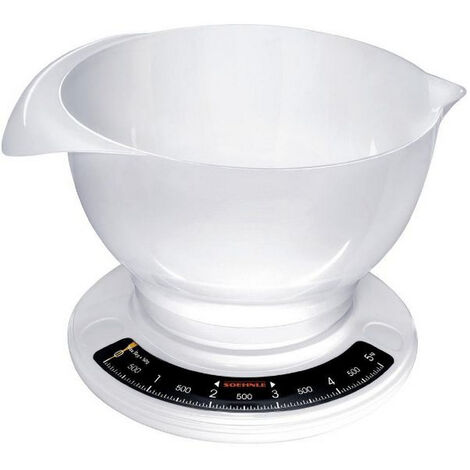 bilancia da cucina meccanica 5kg - 50g con ciotola - 65054 - Soehnle (1/6)