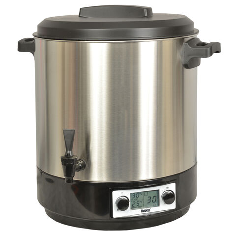 sterilizzatore elettrico lcd con rubinetto e timer 31l 2000w acciaio inox - STERI PRO INOX XL LCD - Robby