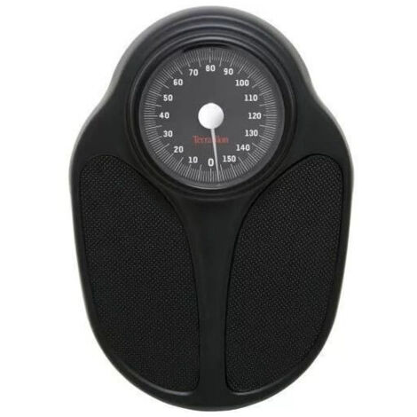 Bilancia pesapersone meccanica nera da 160 kg / 500 g - 13016 - Terraillon