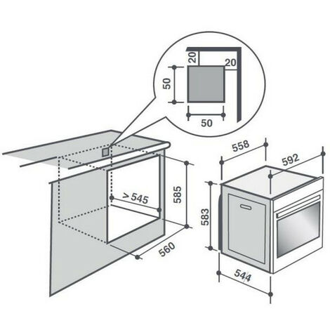 forno multifunzione da incasso 80l 60cm inox/pirolisi nero - bvm35400xps -  beko