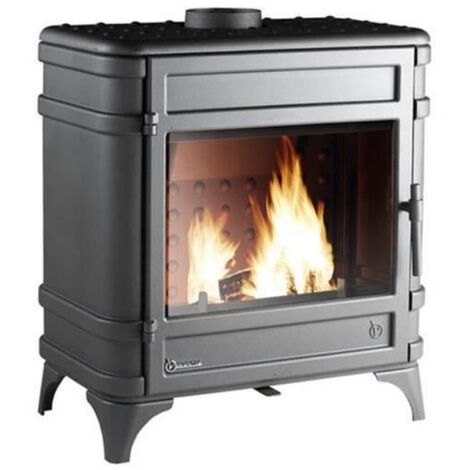 Stufa a legna in ghisa antracite da 12kw - 9170-44 - invicta