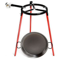 Set di piatti per paella 42 cm + scaldamuscoli 3 gambe 30 cm - 658849 - vaello campos