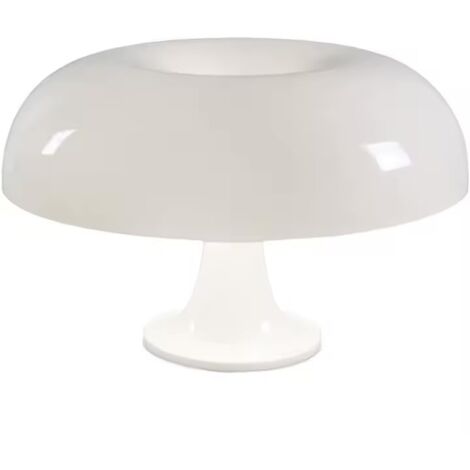Kontarboor – Lampe à poser vintage champignon LED 3500K blanc chaud – Variateur d'intensité – Plastique facile à nettoyer – Ambiance chaleureuse