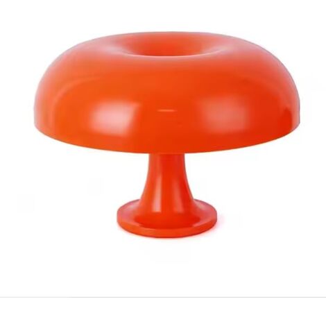 Kontarboor – Lampe à poser vintage champignon LED 3500K – Variateur d'intensité – Plastique facile à nettoyer – Ambiance chaleureuse