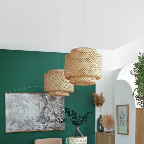 Atmosphera - Suspension en Bambou naturel D 30 cm