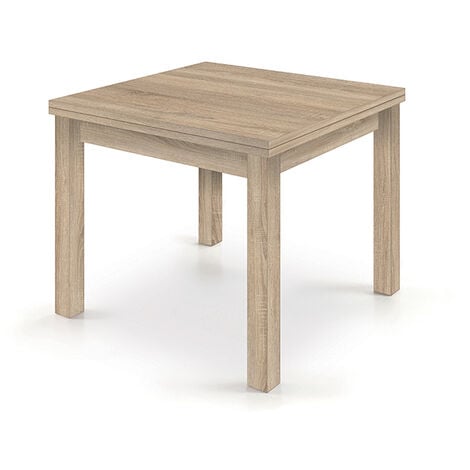 MESA COMEDOR LIBRO EXTENSIBLE 80 X 80 A 160CM (VER DESCUENTO X