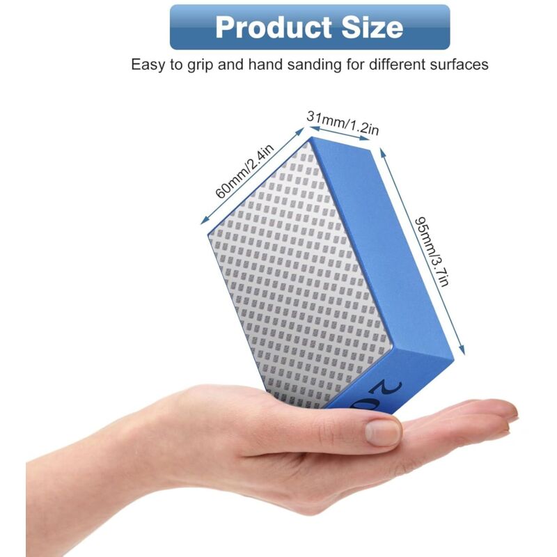 Lot De 4 éponges De Ponçage Et 36 Feuilles De Ponçage, - Lavables Et
