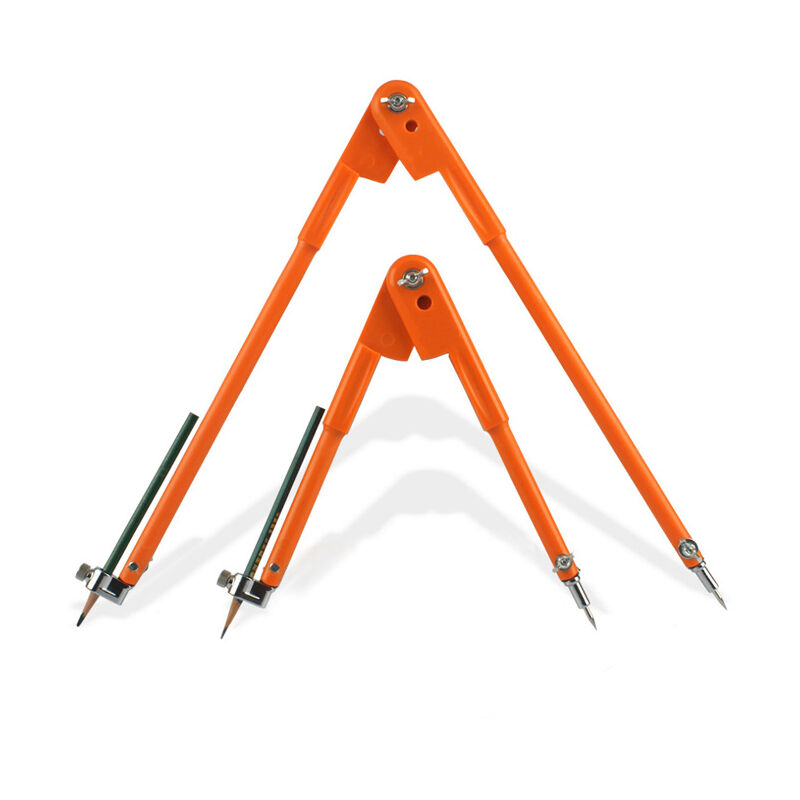 Compas De Menuisier Professionnel 200 Mm – Avec Porte-crayon Et Aile Réglable – Pour Traçage Cercles Et Arcs En Bois, Métal