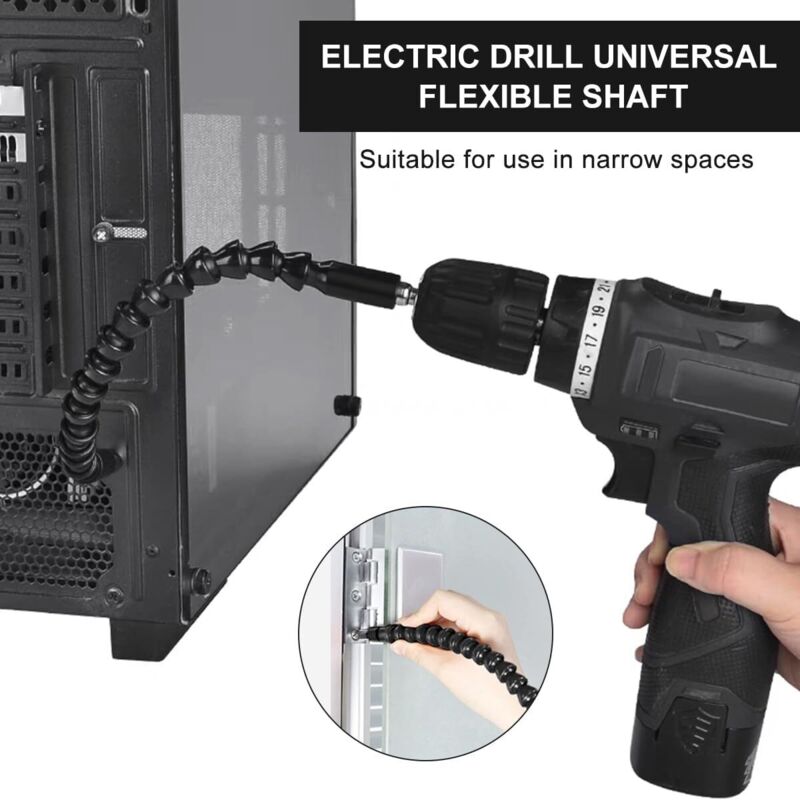 Outil Bricolage Précision Lwuey Rallonge Magnétique 1/4 Pour Visseuse - 10 Pièces Acier Carbone - Pour Perceuse Et Bricolage Support Extension Foret