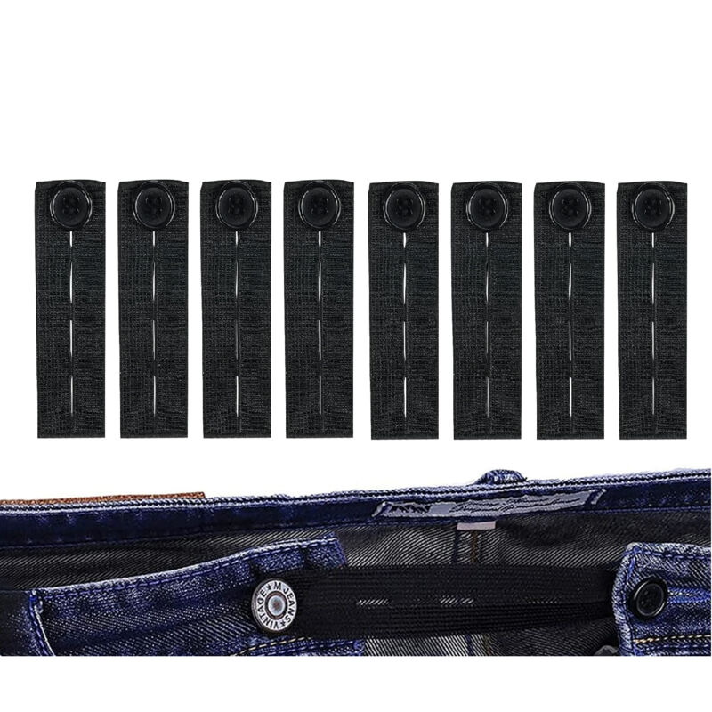 Lot De 6 Boutons Rallonge Pour Pantalon - Couleur Cuivre Foncé, Taille 1,38"