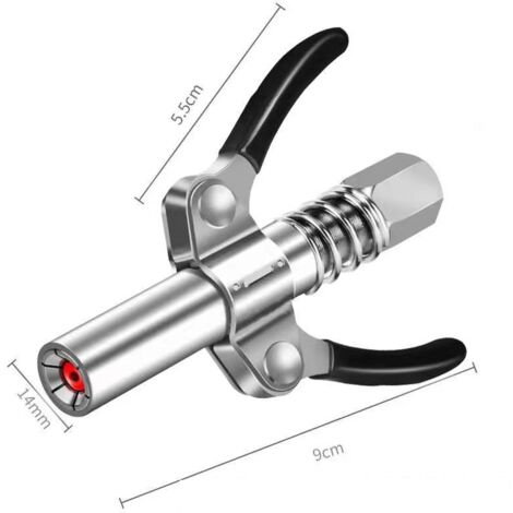 Raccord De Pistolet à Graisse – Embout G Coupler Avec Tuyau 30 Cm, Pour Pistolets Manuels, Pneumatiques, électriques