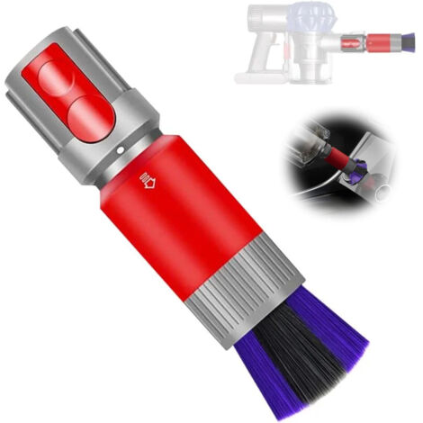 Longziming – Brosse anti-rayures pour aspirateur Dyson V7 V8 V10 V11 V15 – Nettoyage en profondeur – 8100 poils ultrafins – Installation facile en un clic