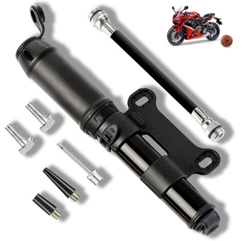 Mini Pompe à Vélo [140 PSI] Adaptée aux valves Presta et Schrader,Léger