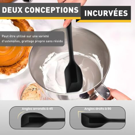 Lot De 8 Ustensiles De Cuisine Anti-adhésifs – Set De Cuillères, Spatules & Pince