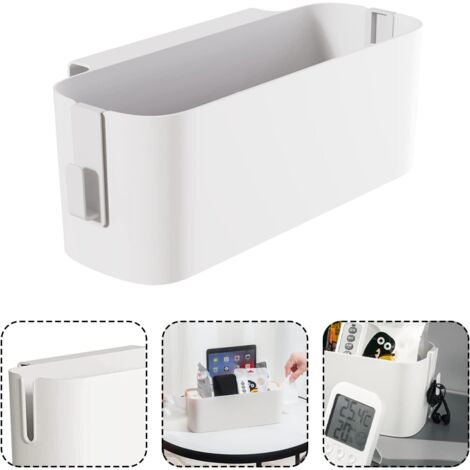 Longziming – Panier de rangement suspendu pour chevet – Matériau PP durable – Installation facile sans outils – Dimensions 36 x 15 x 11,9 cm