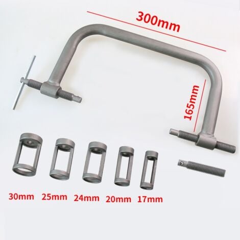 10 Pièces Compresseur de Ressort de Soupape Kit, Compresseur de Ressort avec Leve Soupape, Universel Portable Ensemble D'outils de Réparation Automobile, pour Voitures, Motos