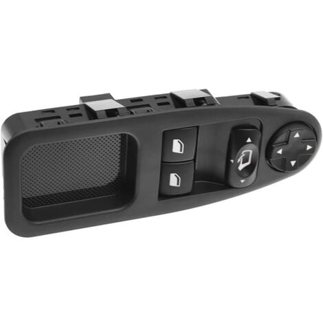 Levé Vitre Avant Gauche Drive CÔTÉ Vitre Électrique Interrupteur Principal 6554.ZJ, Interrupteur de Lève-Vitre Compatible pour Citroen Jumpy Dispatch Peugeot Expert Master Fiat Scudo 2007-2016
