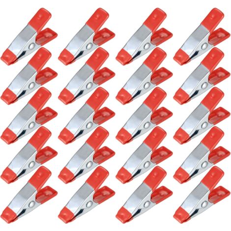 Longziming – Lot de 20 pinces à ressort métal 2 pouces – Métal galvanisé pour travaux de menuiserie – Grip holder pour bâches et modélisme - lisation-2