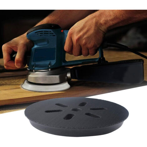 Disque Abrasif 150 mm Plateau Ponceuse Compatible avec Bosch GEX 150, GEX 150 AC, GEX 150 Turbo Ponceuse Dureté,Plateau et patin de ponçage