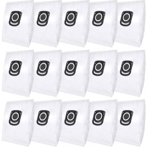 Lot de 15 sacs d'aspirateur pour Rowenta Hygiene+ ZR200520 ZR200720 Swirl R39 Sacs à poussière pour Rowenta Compact Power, X-Trem Power & Silence Force (RO64xx RO63xx RO68xx RO39xx)