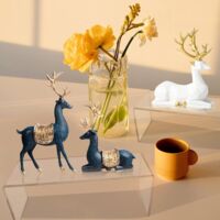 HAMPPLIES Présentoir Acrylique Pour Figurines Étagère De Rangement à