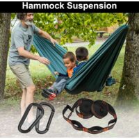 Hamac D'extérieur Durable, Hamac En Nylon Réglable Avec Sangles Et Boucles Pour Arbres Parfait Pour Camping Plage Et Les Voyages 98963305