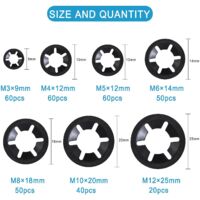 Yuhtech Lot De 320 Rondelles Ondulées M3 à M31 – Acier Au Manganèse 65 – Rondelles Ressort – Boîte De Rangement