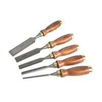 Stanley Tools Bailey Chisel Set of 5 in Leather Pouch