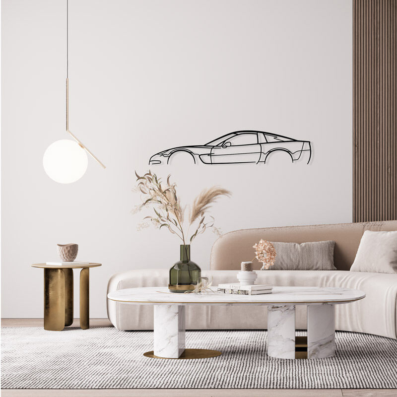 Soprammobile Decorazione Casa con Cerchi di Metallo Oro e Bianco Moderno 56  x 43