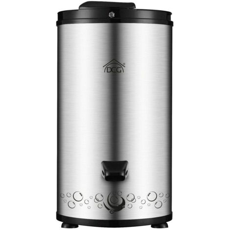 Asciugabiancheria Centrifuga Inox Portatile Silenziosa 300W