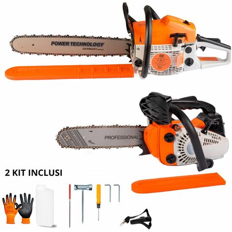 Lama E Barra Motosega 25cm + 2 Catene 40 Maglie - Kit Professionale - Foto 13