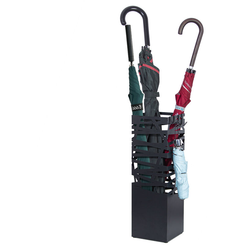 BESTonZON Porte-Parapluie Rétro En Fer – Support Élégant Anti-Fuite, Idéal Entrée Maison & Bureau