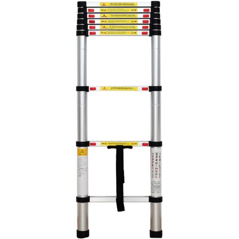 Echelle Telescopique, échelle Pliable, 2,6 mètre(s), EN 131, Charge maximale: 150 kg