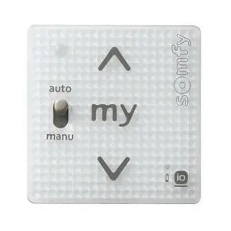 1811013 - Commande murale tactile Somfy Smoove 1 A/m Io Pure Shine