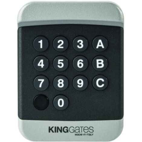 King Gates Clavier radio rétroéclairé à combinaison numérique à 3 canaux