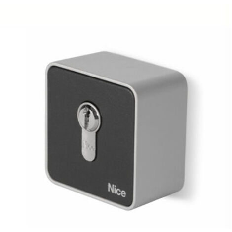 Sélecteur de clé en aluminium pour mur extérieur NICE EKSEU à cylindre européen